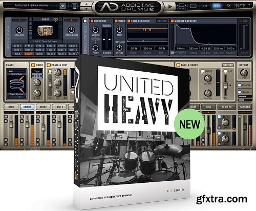 XLN Audio Addictive Drums 2 ADpak United Heavy-LiRS