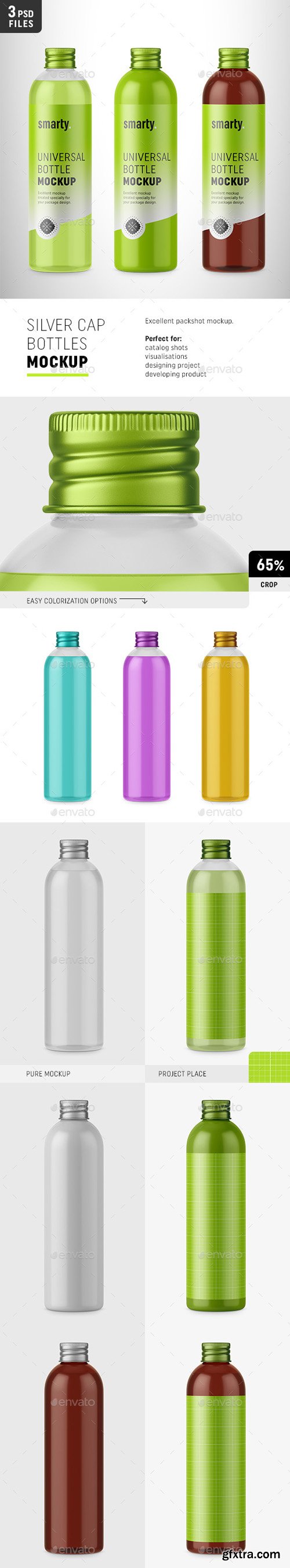 GR - Bottles with Silver Cap Mockup 20234390