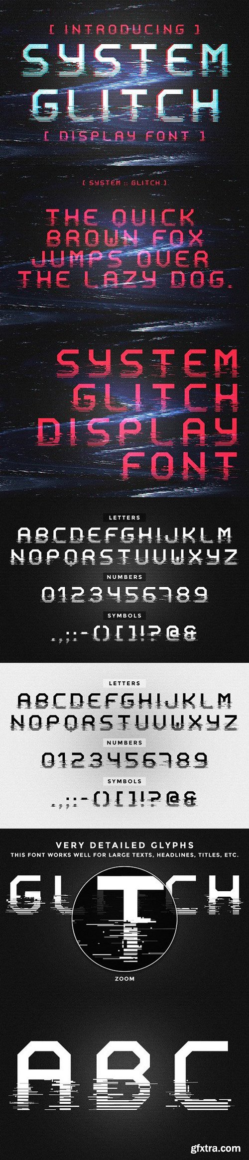 CM - System Glitch - Display/ Glitch font 1545307