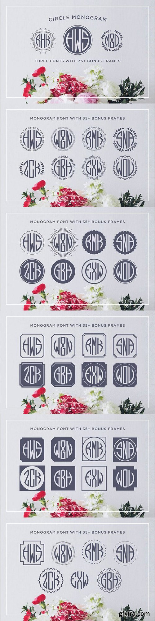 CM - Circle Monogram Font 1531656