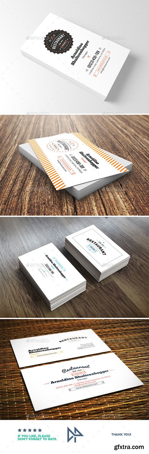 Graphicriver - Restaurant Business Card Templates 11577488