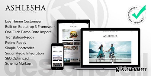 ThemeForest - Ashlesha v1.0.0 - Blog WordPress Theme - 20135058