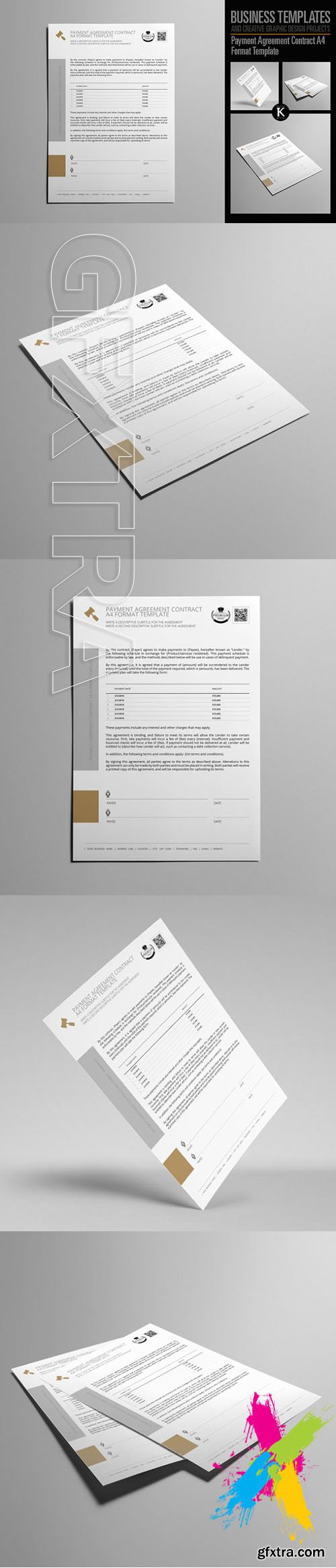 CM - Payment Agreement Contract A4 1632426