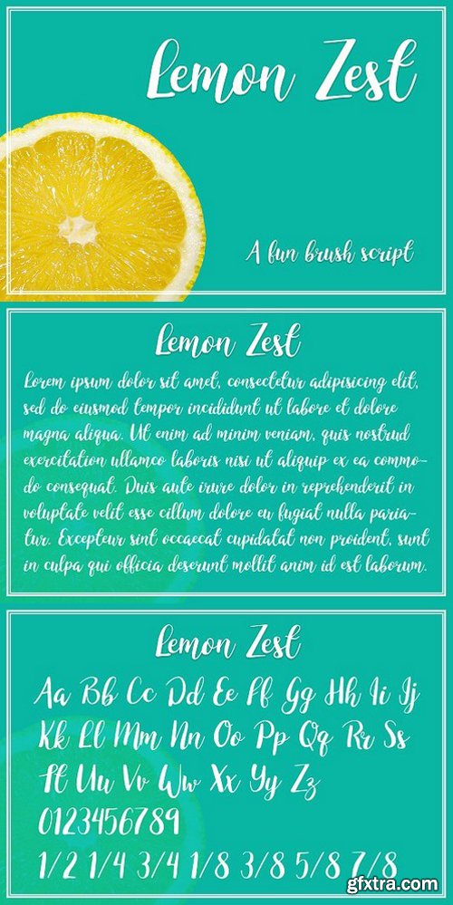 CM - Lemon Zest Script Fons 1560960