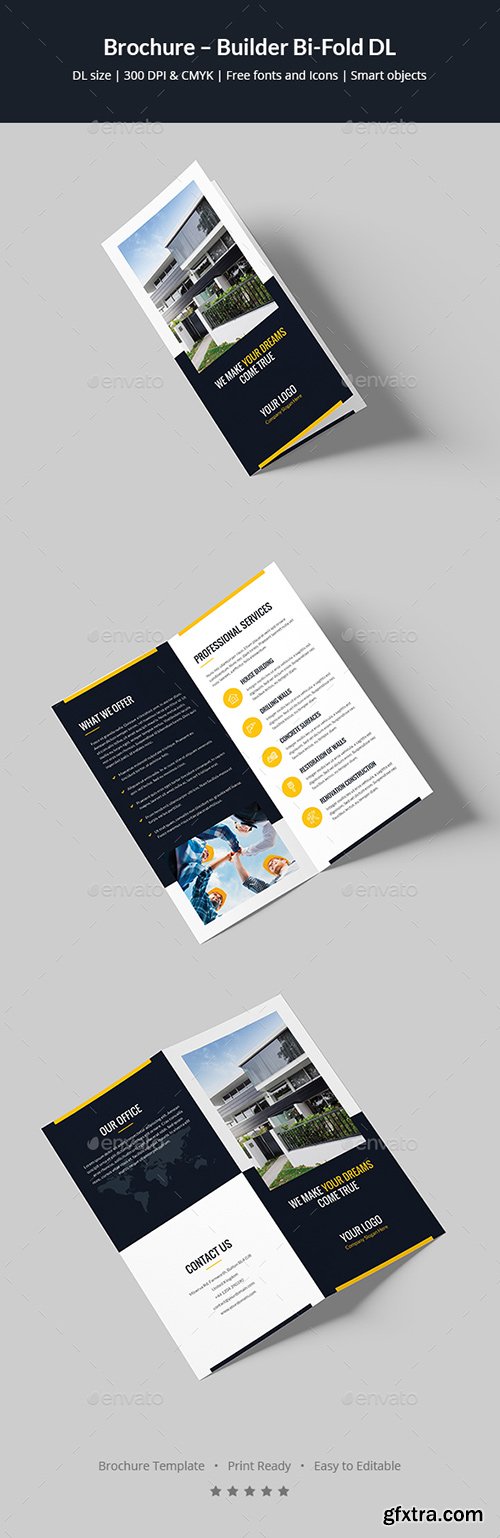 Graphicriver - Brochure – Builder Bi-Fold DL 20246268