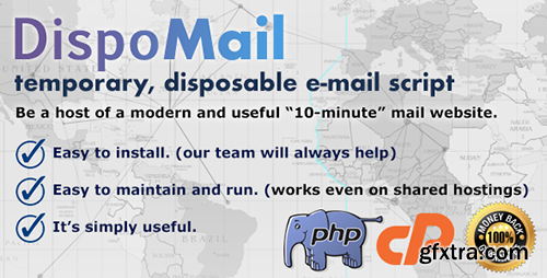 CodeCanyon - DispoMail v1.0 - Temporary, Disposable \