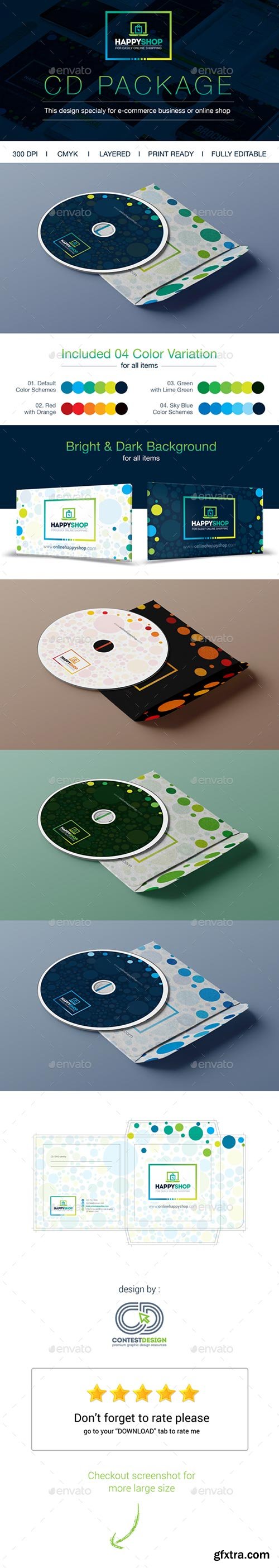 Graphicriver - HappyShop : E-Commerce Business CD Package 14455146