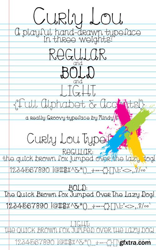 CM - Curly Lou Typeface 1634237