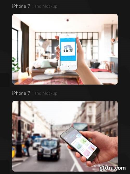 iPhone 7 Hand Mockup 2