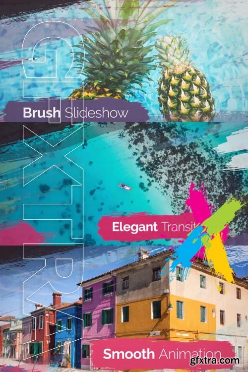 Brush Slideshow - After Effects