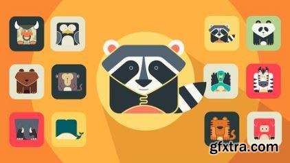 Adobe Illustrator: How to Draw Squared Animals Icons