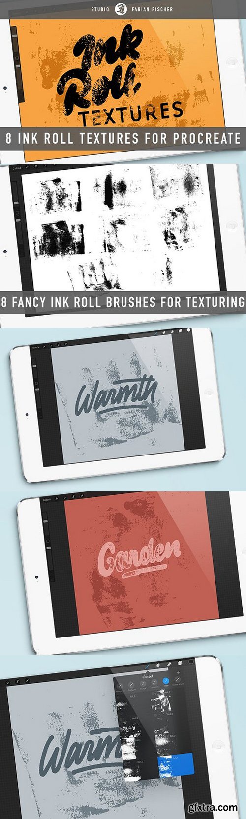 CM - Ink roll textures for procreate app 1563614