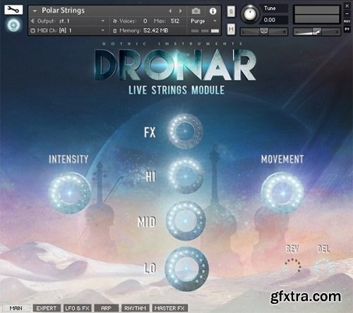 Gothic Instruments DRONAR Live Strings KONTAKT-FANTASTiC