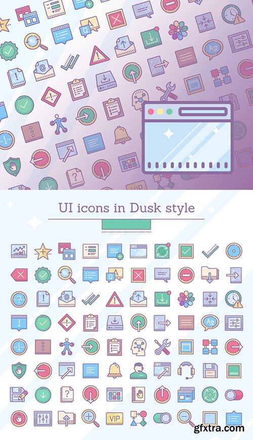 EPS, PNG, PDF, SVG Vector Icons - Dusk