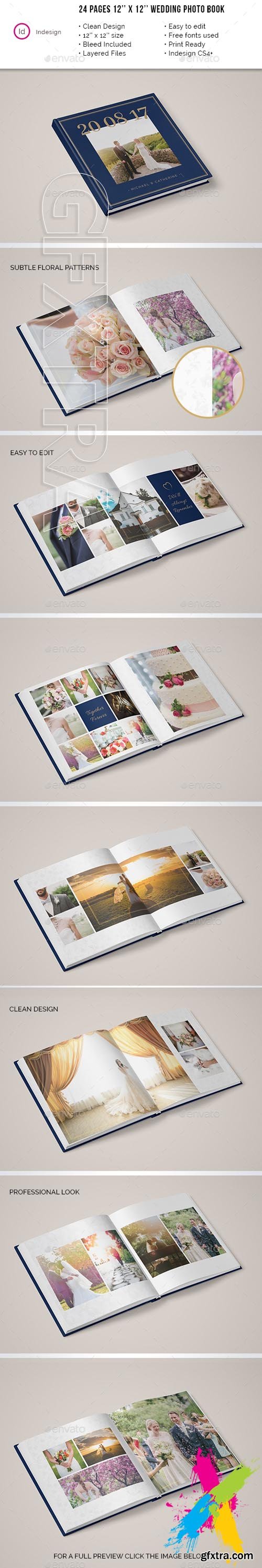 Graphicriver - 24 pages Wedding Photobook 12x12 Brochure 20196859