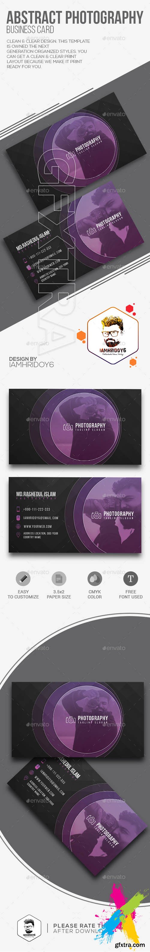 Graphicriver - Abstract Photography Business Card 20201859