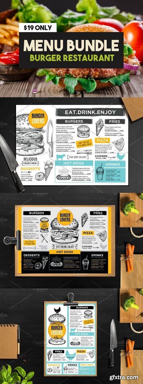 CM - Burger Menu Bundle 929406