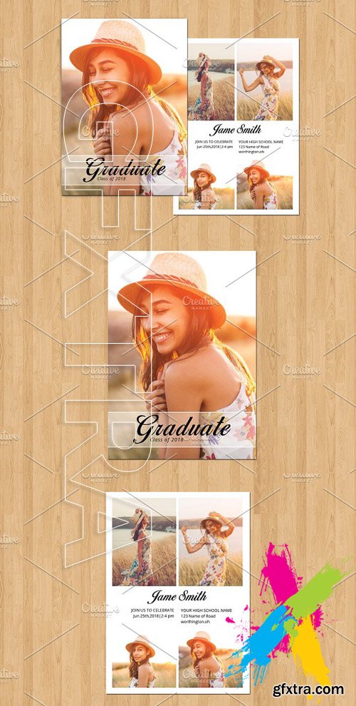 CM - Graduation Announcement Card-V560 1475313