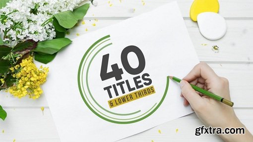 40 Titles & Lower Thirds Pack FCPX Templates