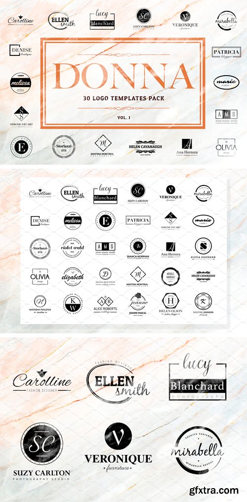 CM 1583481 - Donna - Logo Templates Pack Vol.1