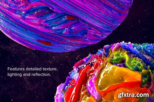 CreativeMarket Planetary: 50 Abstract 3D Shapes 1543952