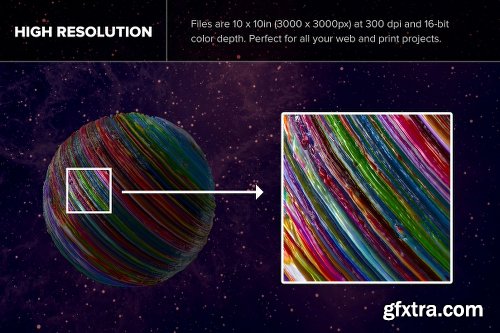 CreativeMarket Planetary: 50 Abstract 3D Shapes 1543952