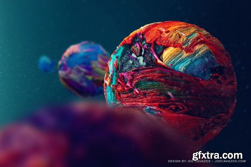 CreativeMarket Planetary: 50 Abstract 3D Shapes 1543952