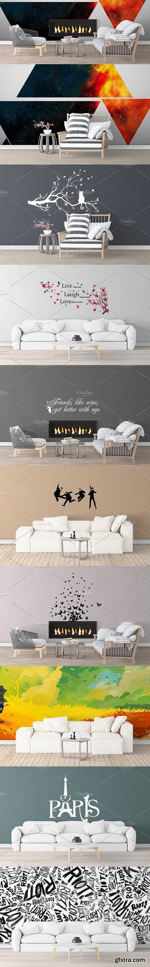 CM - Wall Art Mockups BUNDLE V46 1573361