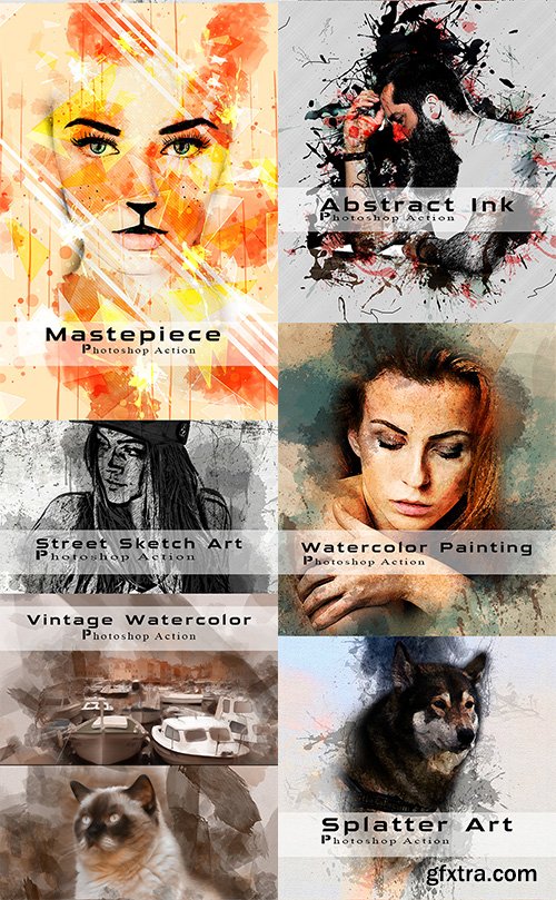 Graphicriver Artist Photoshop Actions Bundle 20236997