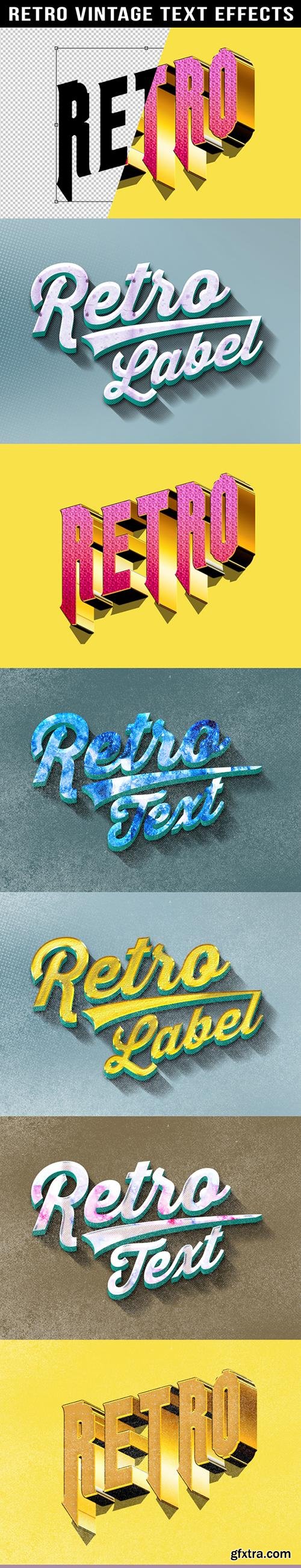 Graphicriver Retro Vintage Text Effects 20087801