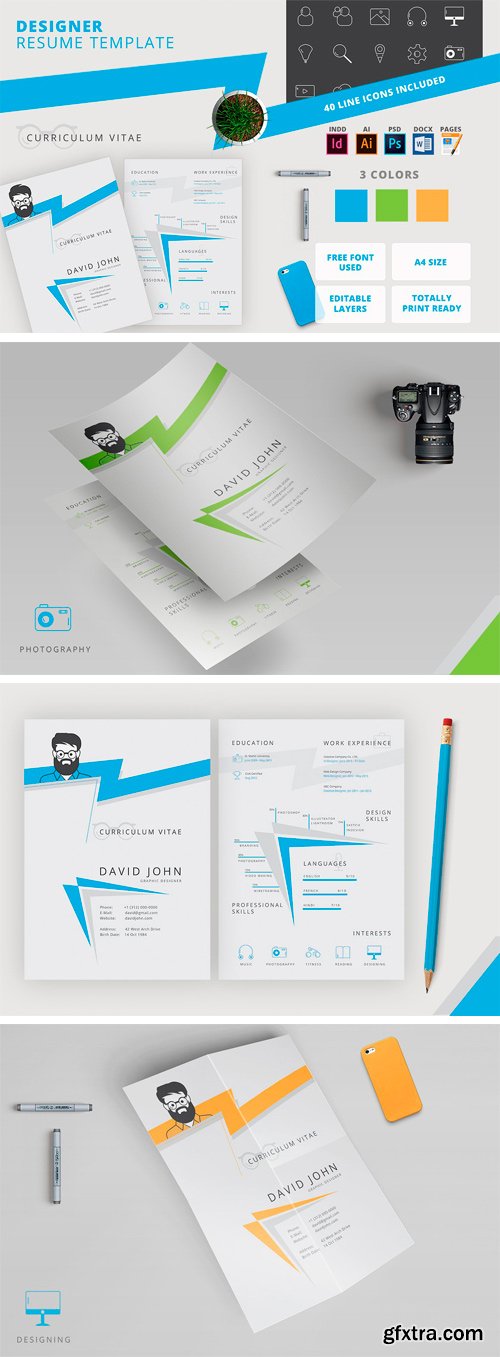 CM 1584171 - Designer Resume Template