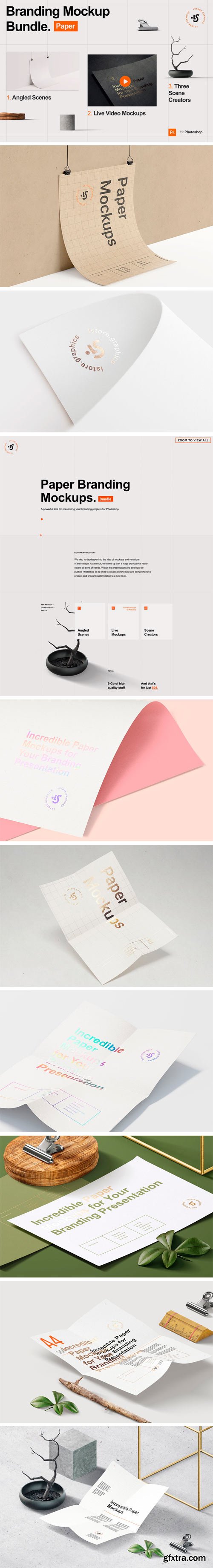 CM 1583333 - Branding Mockup Bundle, Paper