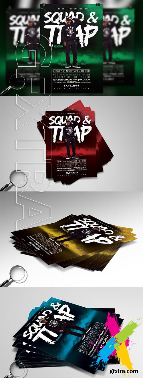 CM - Squad & Trap Urban Flyer Template 1653207