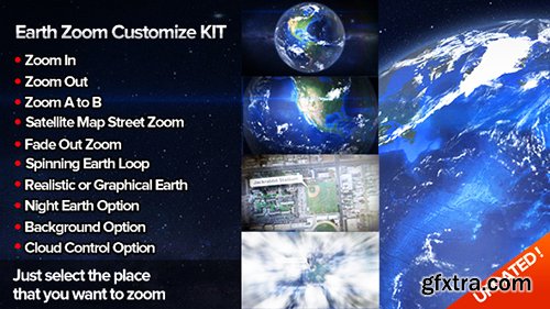 Videohive Earth Zoom Customize Kit 4 6451983