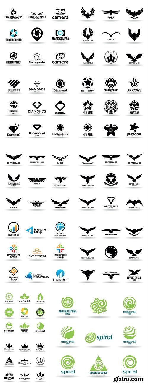 Collection logo and icons 25