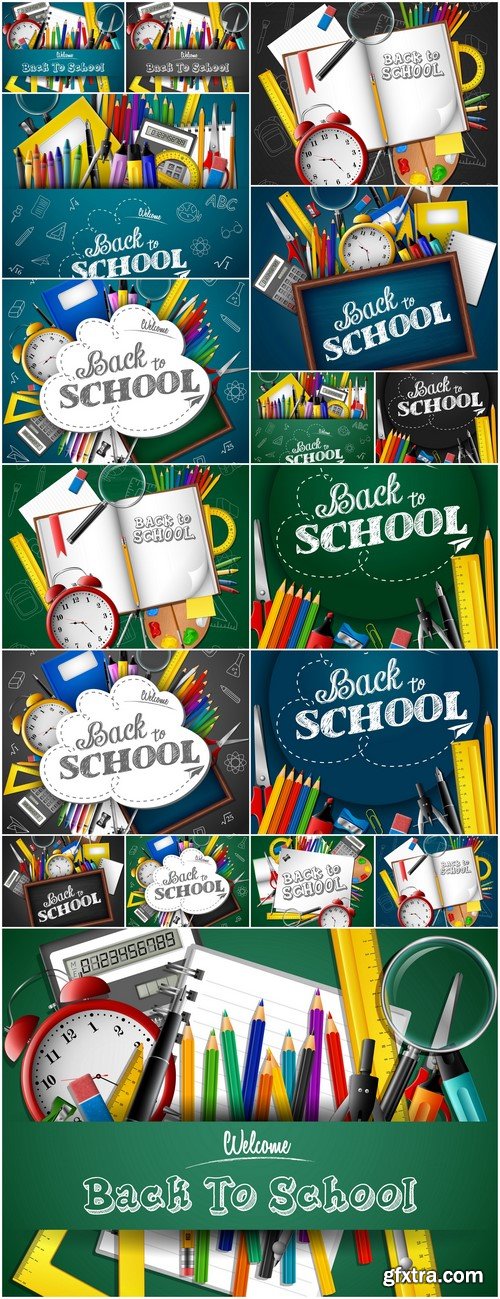 Banner School Vector Illustration # 1 17X EPS