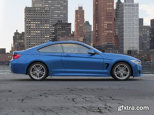 BMW 4 Series Coupe M Sport 2014 3D model