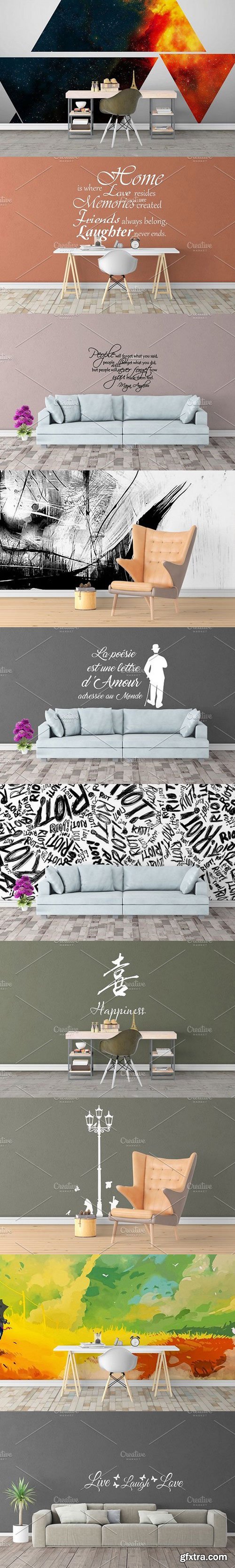 CM - Wall Art Mockups BUNDLE V47 1573458