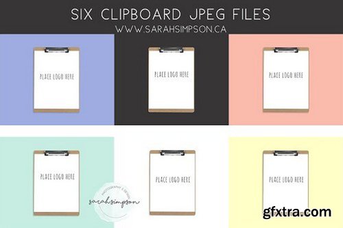 CM - Lay Flat Clipboard in 6 Colors 1573278