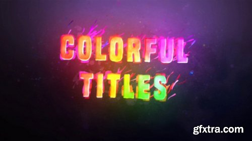 Videohive Colorful Titles 20198053