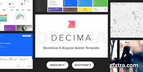 Themeforest Decima - Bootstrap 4 Angular 4 Admin Template 19975768