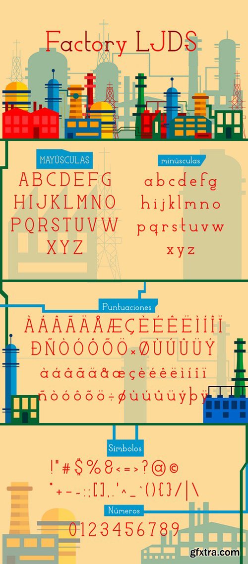 Factory LJDS Font