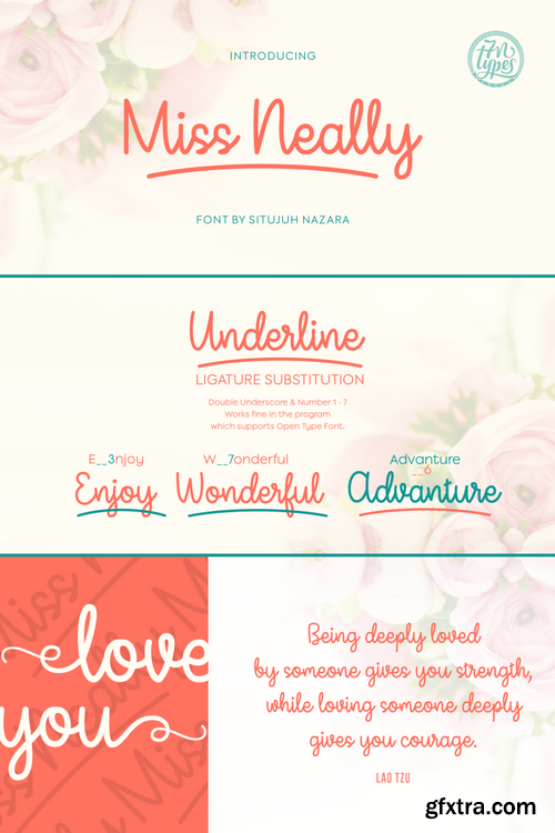 Miss Neally Script Font