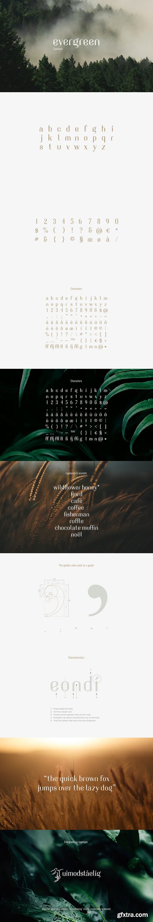 Evergreen Typeface