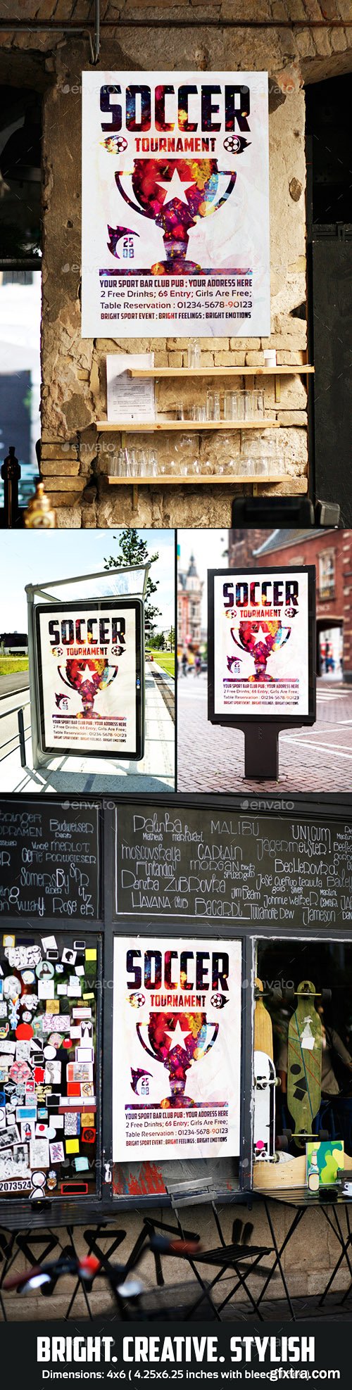 Graphicriver Soccer Tournament Flyer 16615108