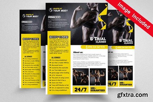 CM - New Fitness Training Flyer Templates 1587066