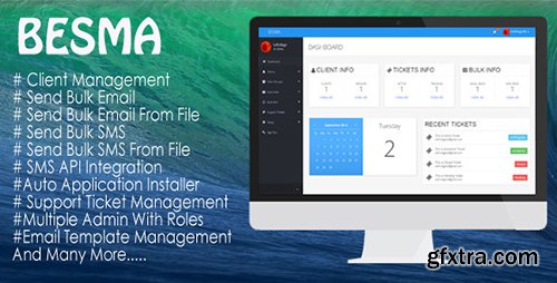 CodeCanyon - BESMA v1.0.5 - Bulk Email And SMS Marketing Application - 8785256