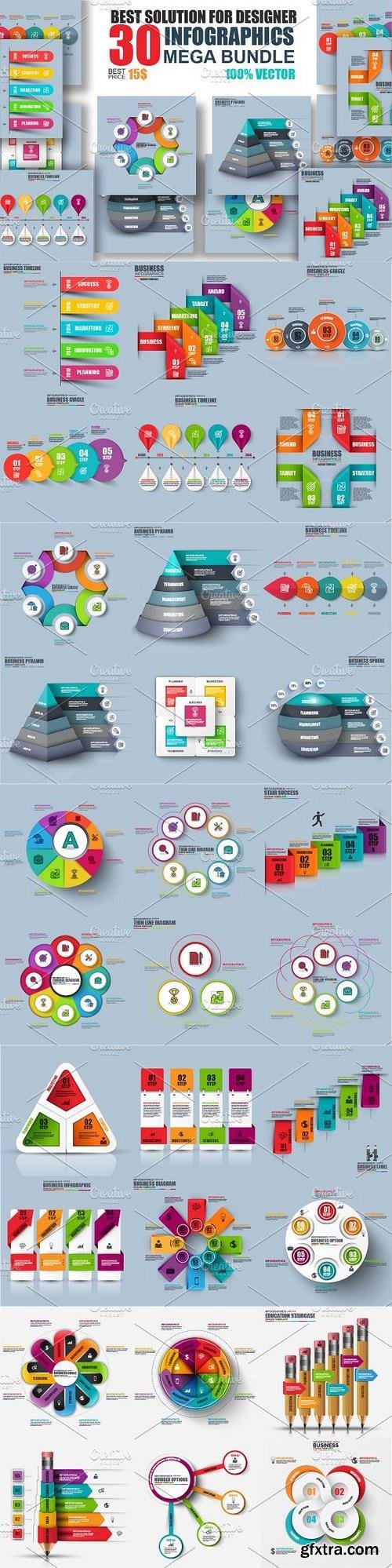 CM - Infographic Template Bundle 1318713