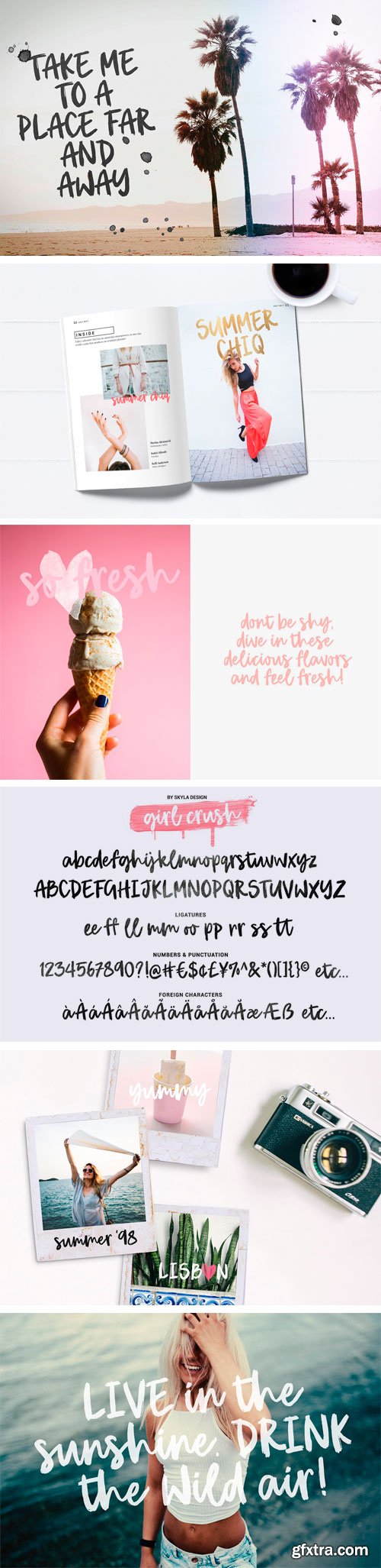 CM 1624016 - NEW! Bold brush font, Girl Crush