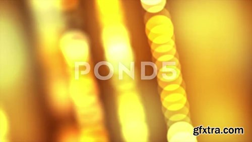 Blurred Yellow & Orange Bokeh Pattern